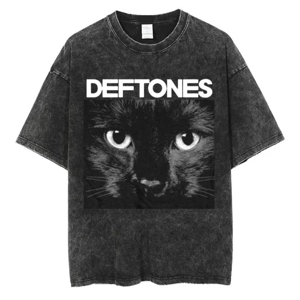 

Deftones Скелет Оленя Червоний Графічний Винтажний Потертий Оверсайз Футболка, Унісекс Альтернативний Метал-Фан Вуличний Одяг Футболка, 100% Бавовна Повсякденний Топ з Коротким Рукавом M синій