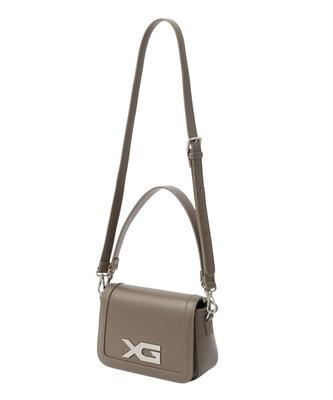 X-girl XG Emblem Buckle 2-Way Faux Leather Bag, Brown, One Size, 105254053003