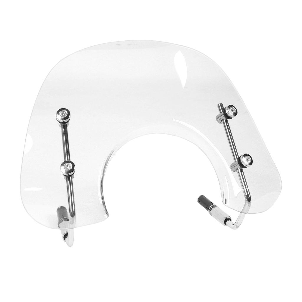 Motorcycle Carbon Steel Motorcycle Wind Deflector Windscreen Mount Kit Replacement for LX50 LX125 LX150 All Year