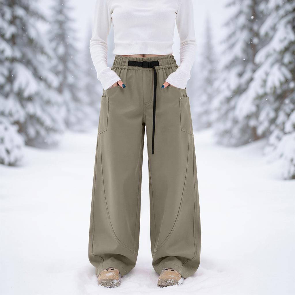 Women's Thick Cotton Ski Pants