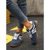 2026 New Retro Casual Platform Sneakers Round Toe Versatile Thick Sole Skate Shoes