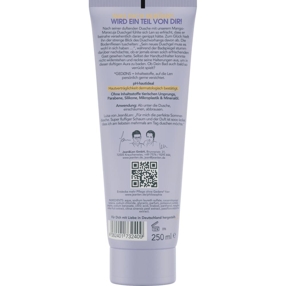 Jean&Len Duschgel mit Mango- und Passionsfruchtgeschmack, 250 ml