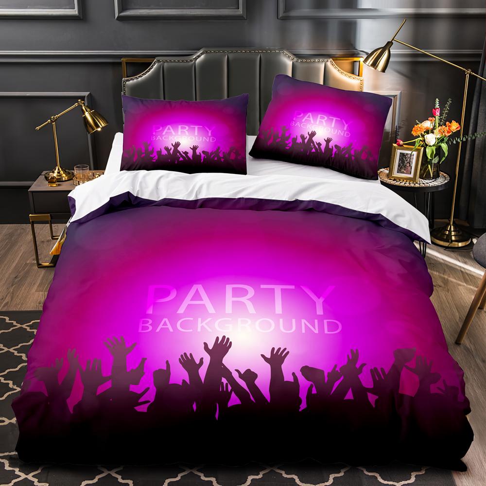 Madden DJ Bedding Set Single Twin Full Queen King Size Kawaii Bed Set Aldult Kid Bedroom Duvetcover Sets 3D Print Rainbow