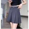 Fashionable Loose Pleated Shorts with High Waist for Women