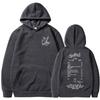 Rapper Lil Peep Cry Baby Album Felpe Grafiche Uomo Donna Pile Casual Oversize Felpa Moda Hip Hop Manica Lunga Pullover