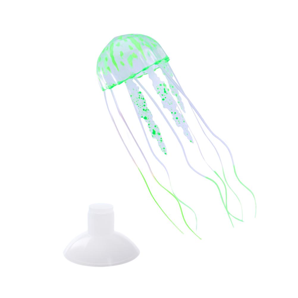 Glowing Effect Artificial Jellyfish Decor for Fish Tank Realistic Fake