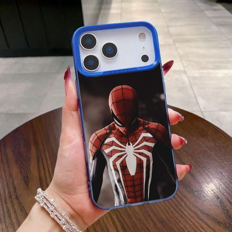 Spider-Man Fashion Phone Case for iPhone 13/14/16pro/15pro/17 and Apple 16promax