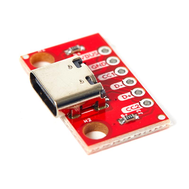 1Pc Usb 3.1 Type C Connector 16 Pins Female Socket Receptacle Adapter To Solder Wire Cable 16 Pins Support Pcb Board