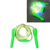 Adjustable Glowing Skipping Rope Glow in The Dark Jump Rope for Adults Kids Children Grreen