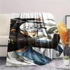 One Piece Character Print Flannel Blanket,High Quality Comfortable for All Seasons,Home Decor,Warmth and Comfort,Perfect for Christmas Gifts