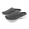 Fashion Mens Mules Shoes Lightweight Walking Mules Sneakers Open Back Closed Toe Slides with Arch Support for Indoor Outdoor