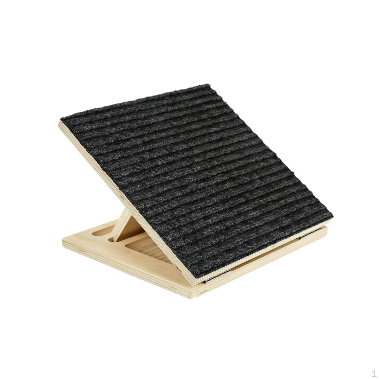 Foldable Pet Ramp Hinged Wooden Animal Step Textured Dog Stairs