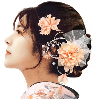 OTAKUMARKET Hair Ornament 2 Perfect for and and Includes Hair Clips and Available In 3 Colors Set, Pieces, Graduations, Hakama, Coming-of-Age