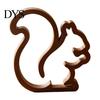 Lightweight PLA Art Ornaments 3D Printed Squirrel Figurine, Minimalist Statue, Hollow Animal Ornament for Living Decorative Figurines Entrance