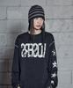 Lujeoseukeulleob Symbol Logo Striped Beanie Black