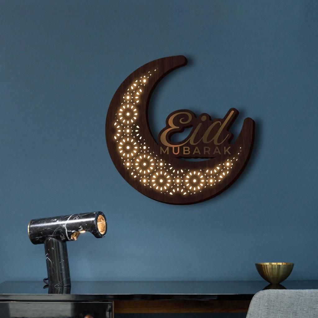 Eid Decor Night Light Crafts for Home Party Supplies Muslims Style B