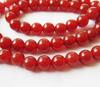 7A Red Agate Bead Strand 15 Inches 4mm/6mm Natural Gemstone Bead Spacer for DIY Jewelry Making