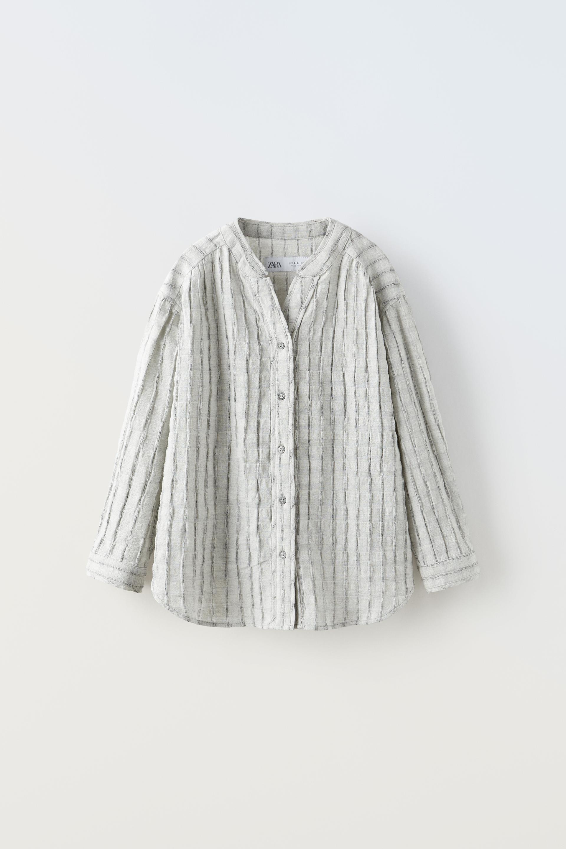 

ПОЛОСКА ТЕКСТУРИРОВАННАЯ БЛУЗКА