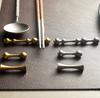 304 Stainless Steel Vintage Chopstick Rests Chopstick Pillows Spoon Rest Multi-Use Spoon Rest Tableware Restaurant Hotel
