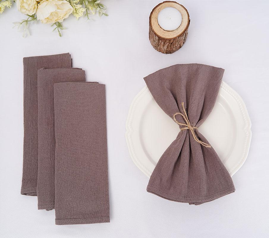 4 Bucăți Șervețele Roșii de Crăciun din Pânză Lavabile 30x45cm Țesătură 100% Bumbac Prosop de Ceai pentru Cină Nuntă și Decor de Petreceri