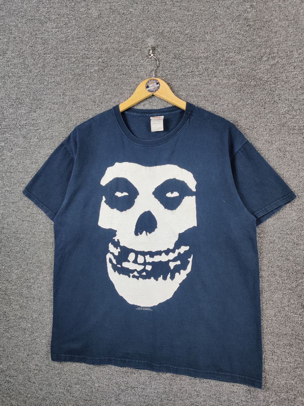 Misfits Skull Punk Rock Band Retro Classic Black Unisex Tshirt Reprint KH7229 XL