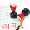 1PC Mini Reward Stamp Cute Portable Praises Emoticons Seal for Teacher Parent Encourage Stamp Scrapbooking Diary Decorations ZYF