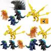 Figurine d'Action Passionnante Godzilla Roi des Monstres Roi Ghidorah Bloc de Construction Jouet Pour Enfants