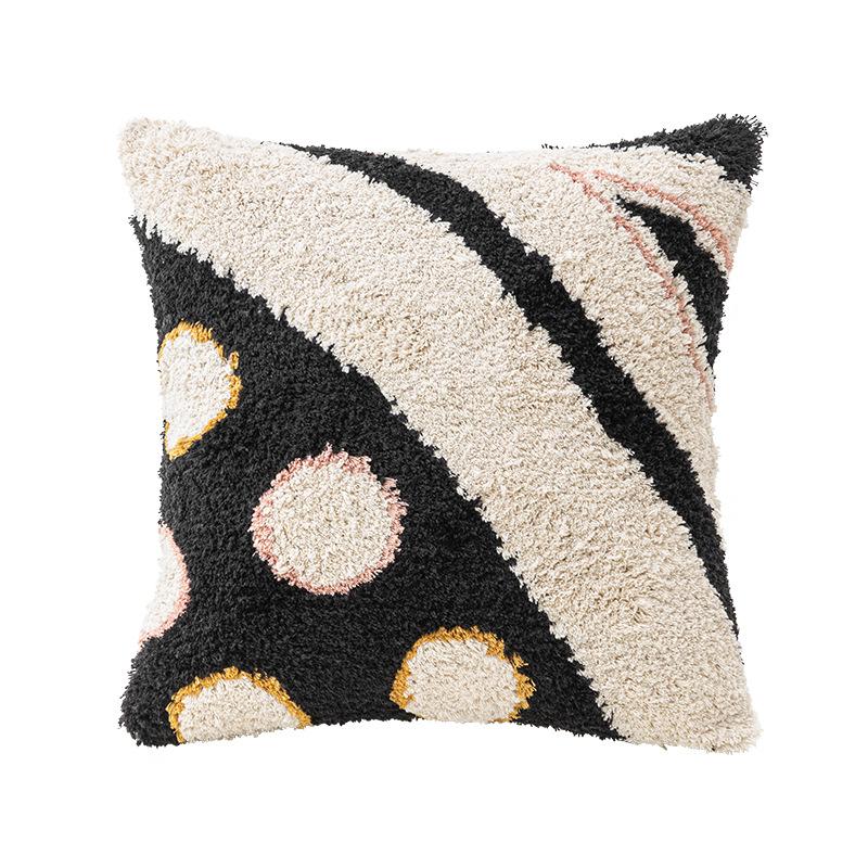 45x45cm Housse de coussin décorative Bohème Café pour Canapé de Salon Housse de Coussin Fenêtre Décoration de Maison Housse de Coussin
