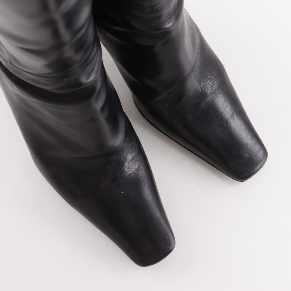 CHANEL boots leather Women Used