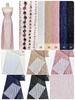 Luxury 2025 High Quality Pink African French Beaded Lace Fabric Sewing Sequins Embroidery Nigerian Lace Fabric For Women Wedding