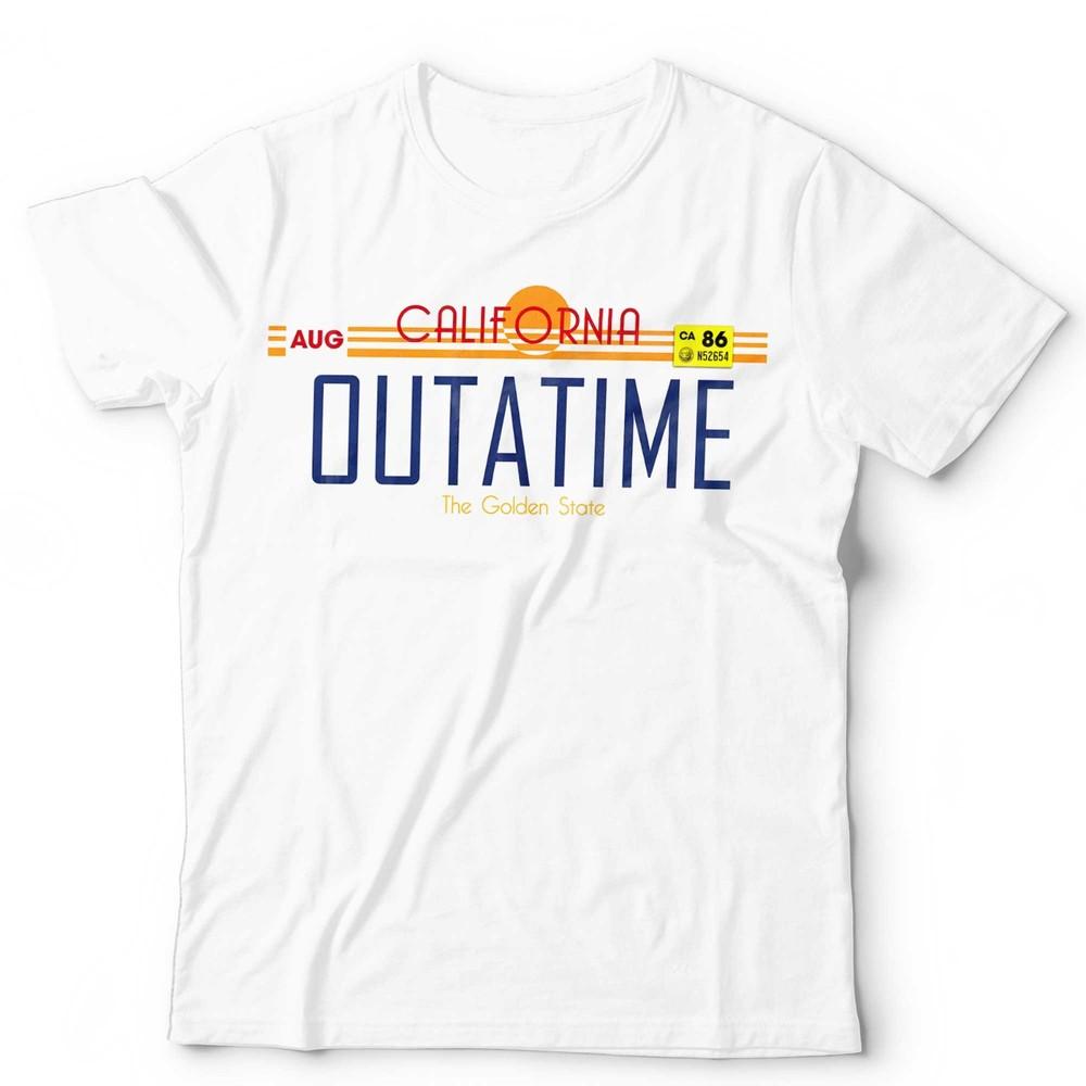 Retro TShirt Future Back To The Movie Outatime Marty 80s Unisex Kids Summer S