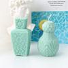 Cute Gourd Shaped Candle Silicone Mold Handmade Perfume Wine Bottle Aromatherapy Gypsum Mold Home Candle Production Kit