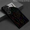 Colorful Particle Pattern 2D Phone Case for Samsung S26 S25 S24 S23 S22 S21 S20 A55 A54 A53 Tempered Glass Protective Cover