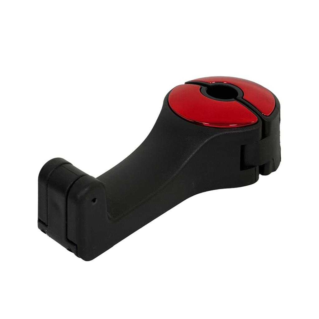 2 in 1 Car Hook Hidden Multifunctional Rear Headrest Hook Car Rear Phone Holder Lock Type Mobile Phone Holder Car Universal