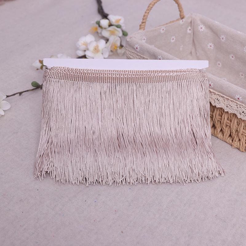 Polyester Fringe Tassel Trim (10-20cm) for Stage Costumes, Curtains, Carpets, and Lace Decorations