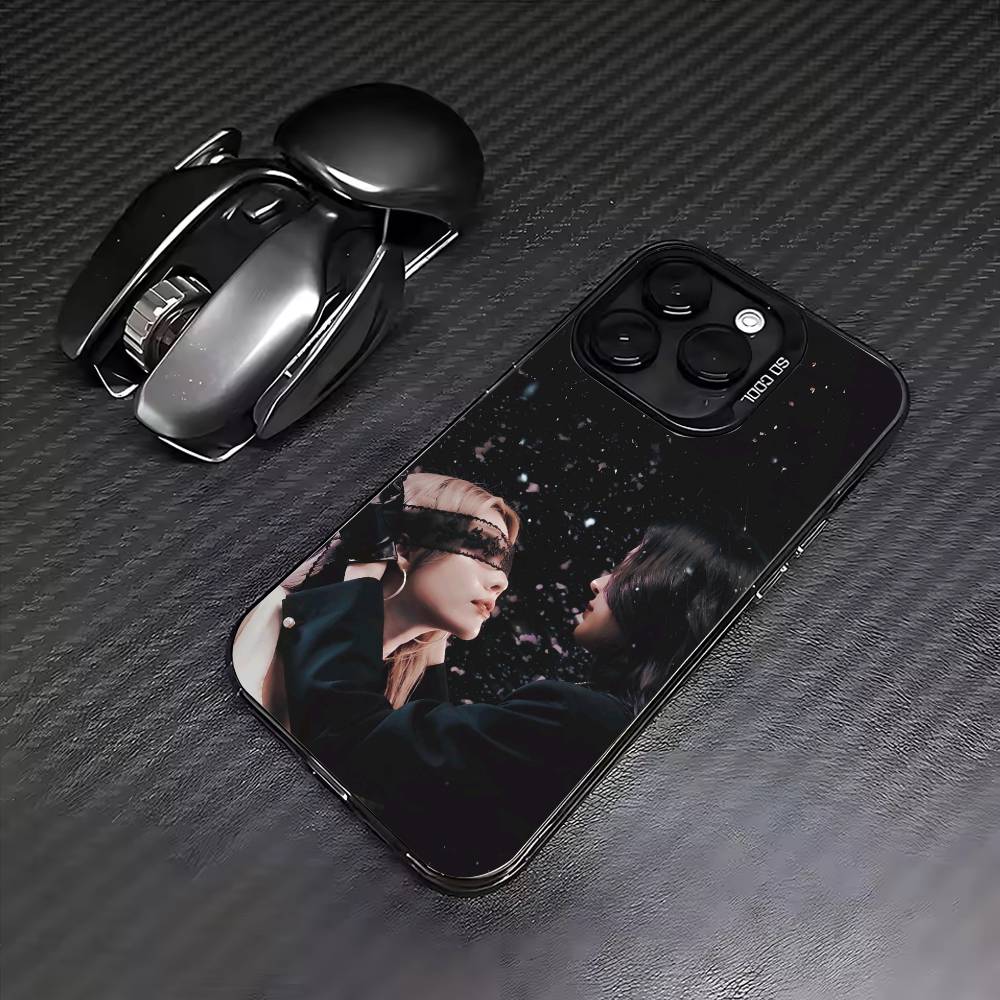

LingOrm Only you Phone Case For iPhone17,16,15,14,13,12,11 Plus,Pro Max Colored Silver Plated Inside Cover iPhoneXSMAX