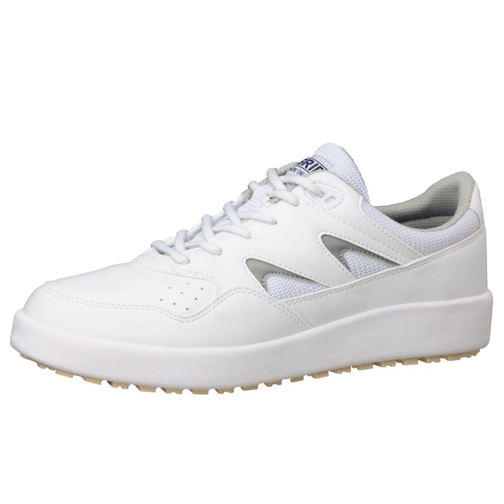 High Grip Unisex Work Sneakers H710N White [Midori Anzen] 26.0cm