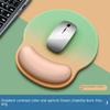 Tapis de souris dégradé, support de poignet confortable, tapis de souris antidérapant, tapis de souris souple, support de poignet, tapis de souris en silicone pour ordinateur