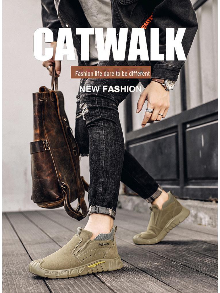 Pánské zimní zateplené pracovní boty: Prodyšná, Pohodlná, Trendy, Ležérní, Všestranná Venkovní Obuv