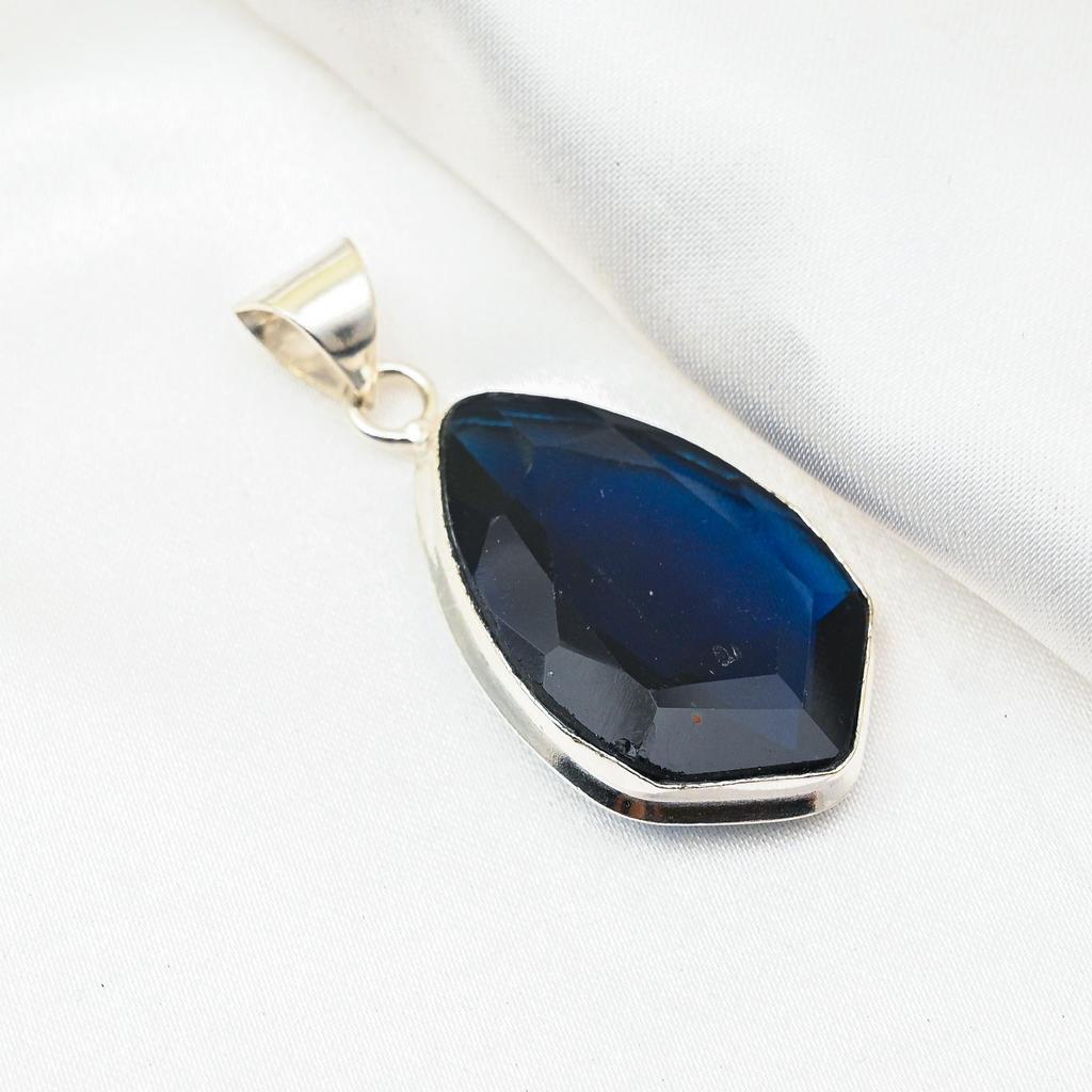 Alexandrite Pendant, Handmade Gemstone Pendant, 925 Solid Sterling Silver Pendant Antique Jewelry, For Engagement Gift