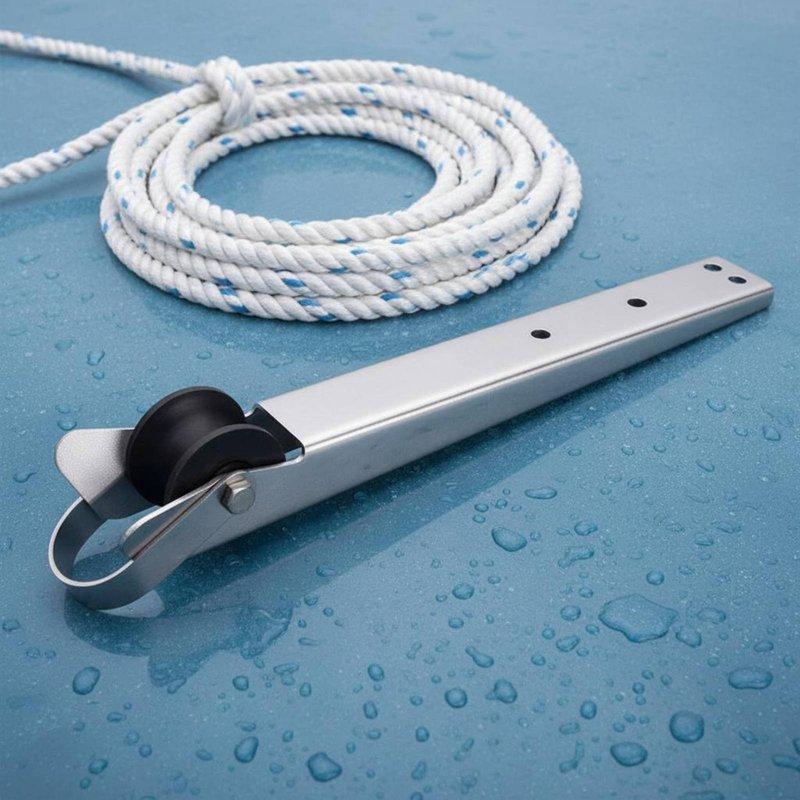 316 Stainless Steel Anchor Roller Long-Lasting Stainless Steel Anchor Roller Easy Install Universal Fit for Boating