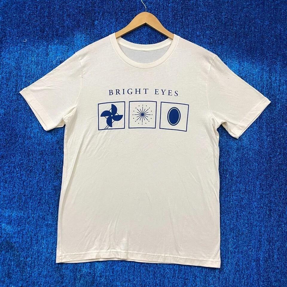 

Bright Eyes Band White Color T Shirt Full Size S-4XL BL930 S