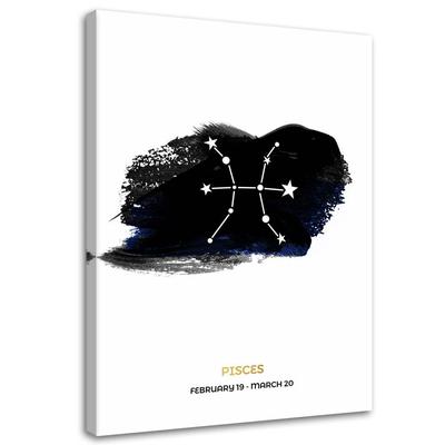 Canvas Print, Zodiac Sign - Pisces