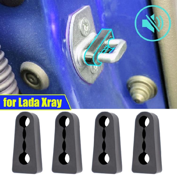 Set Of 4 Auto Door Soundproof Mats Vehicle Door Noise Reduction Pads Reduce Road Noise & Enhances Comfort for Lada Xray