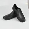 EVA Food Hygiene Boots: Oil, Acid & Alkali-Resistant Short Ankle Rain Boots - Black & White, Low-Cut, Waterproof.