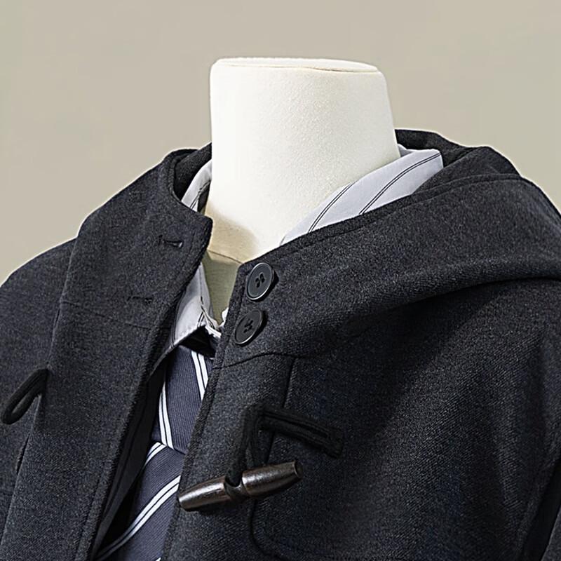 Women's Casual Hooded Wool Blend Coat