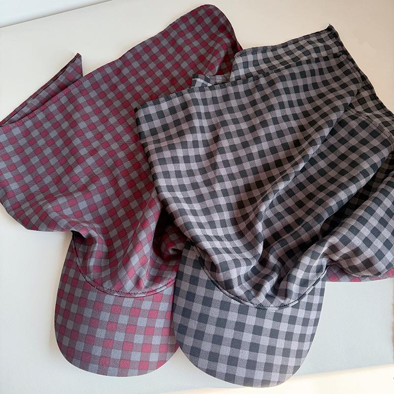Cappello con Fascia a Quadri Moda Donna Retrò - Cappellino Estivo Snellente, Protettivo dal Sole