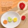 40pcs Creative Mango Buttons Peach Orange Buttons Fashionable Colored Fruits Buttons  Clothing Coat
