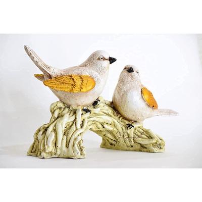 Figurine décorative en polyrésine représentant des tourtereaux pour la décoration intérieure, pièce décorative pour une pendaison de crémaillère, Vaastu Fang Sue
