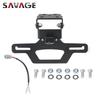 ZX-4R ZX-25R Rear License Plate Holder For KAWASAKI NINJA ZX4R ZX4RR ZX25RR Motorcycle Tail Tidy Fender Eliminator LED Light